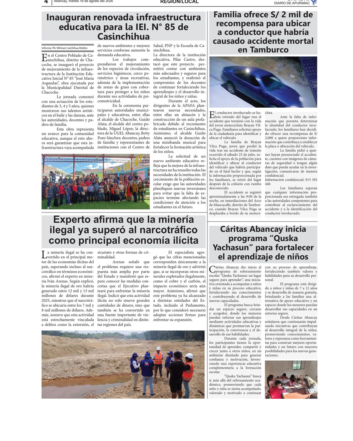 Página 4 - Diario Chaski