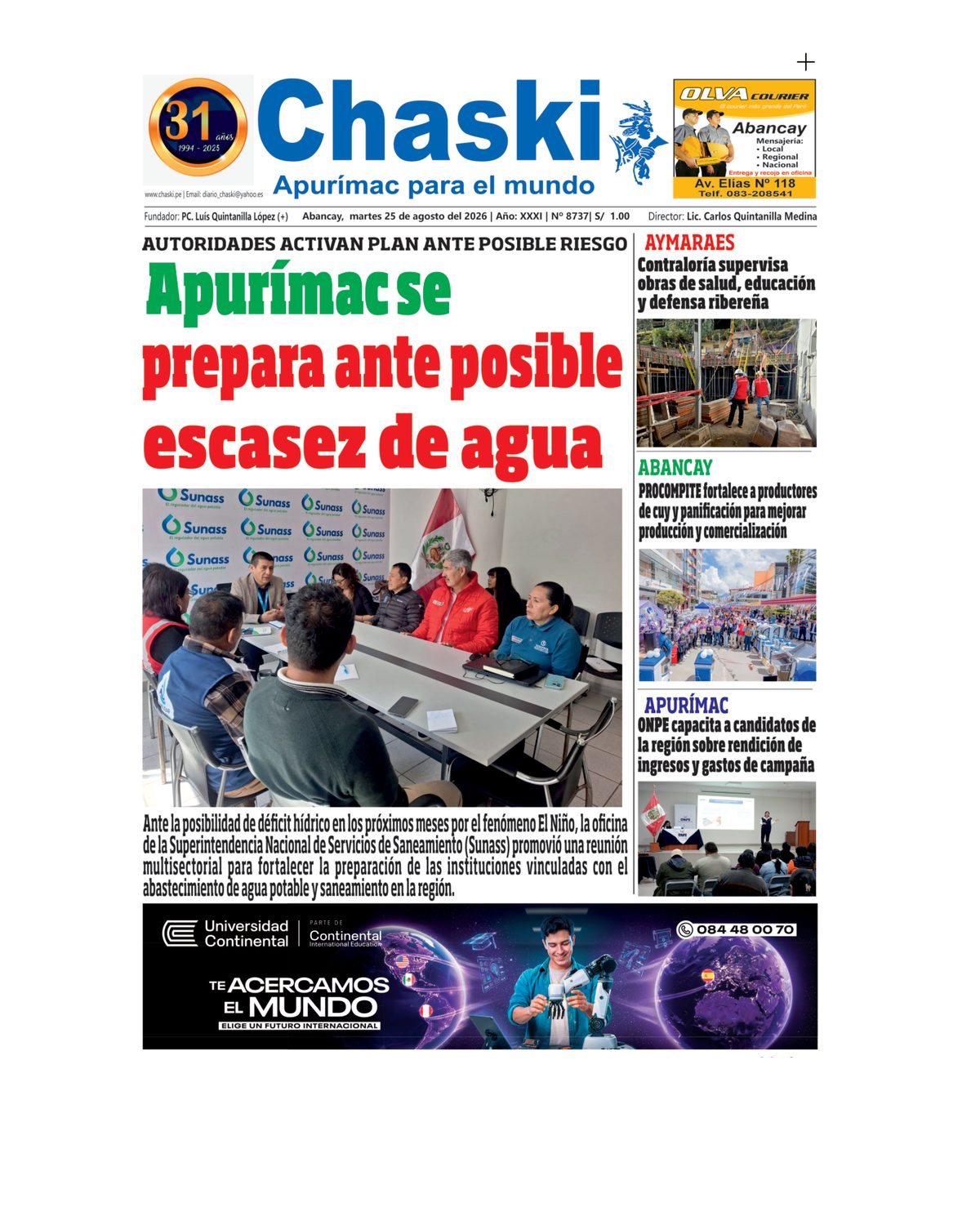 Página 1 - Diario Chaski