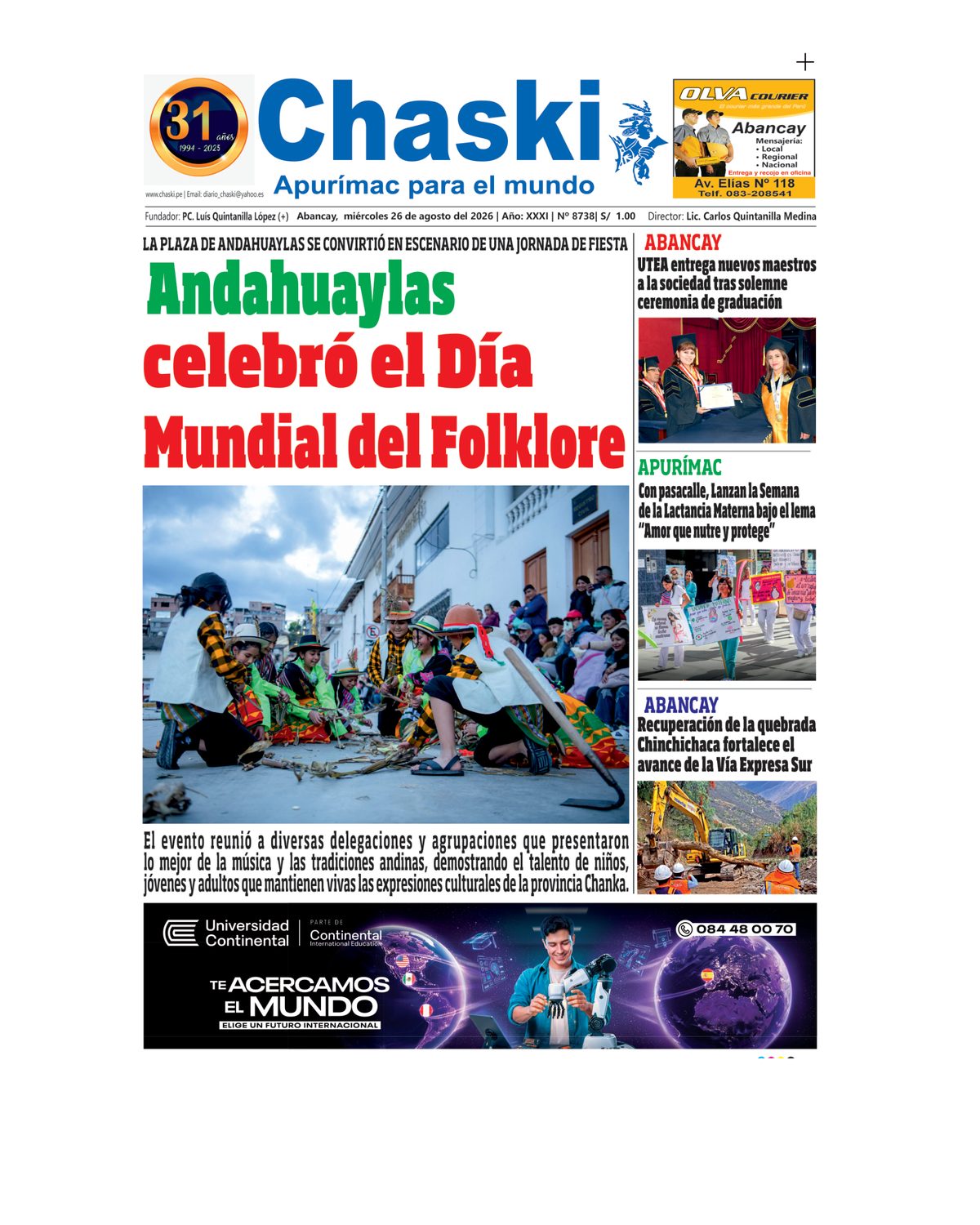Página 1 - Diario Chaski