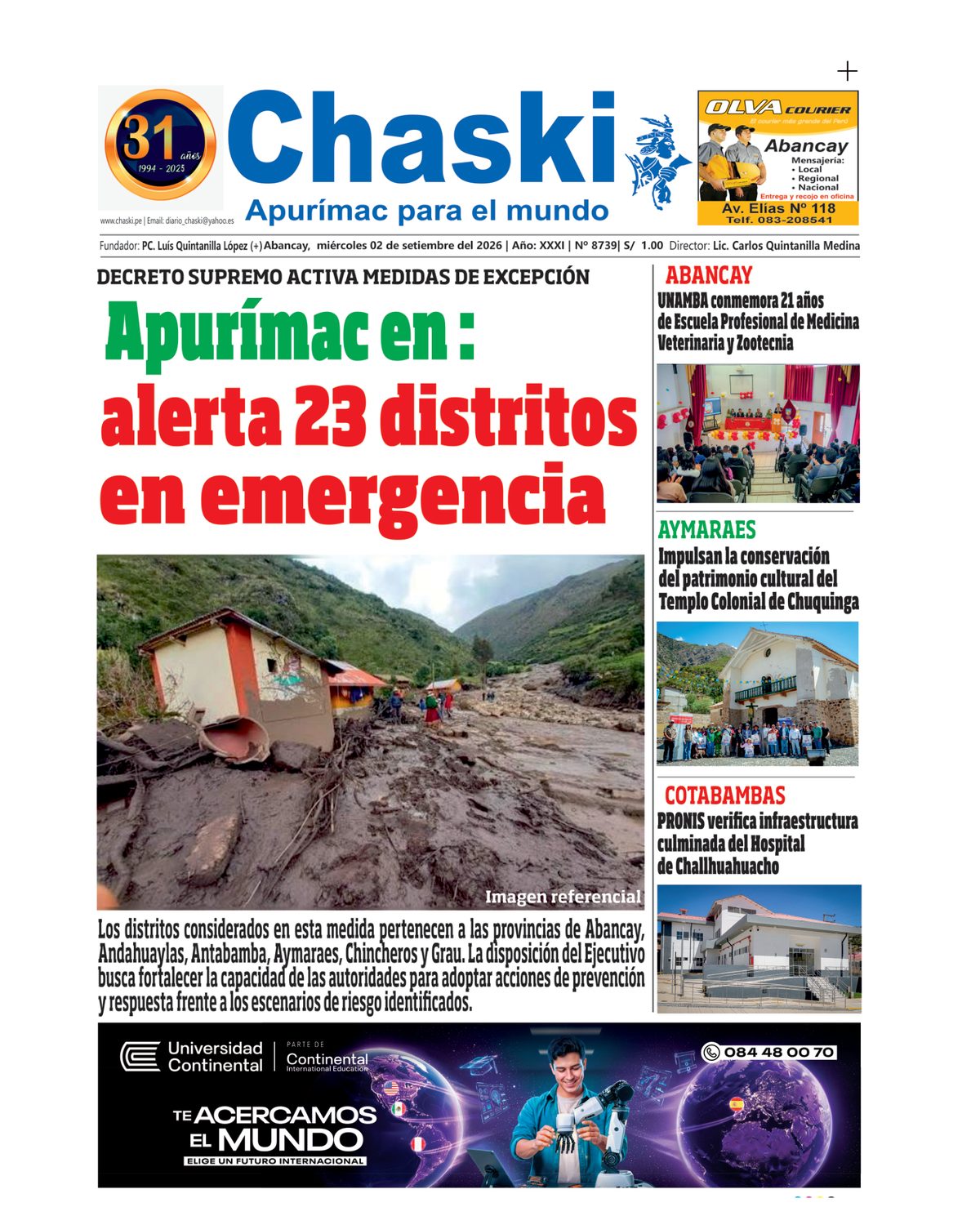Página 1 - Diario Chaski