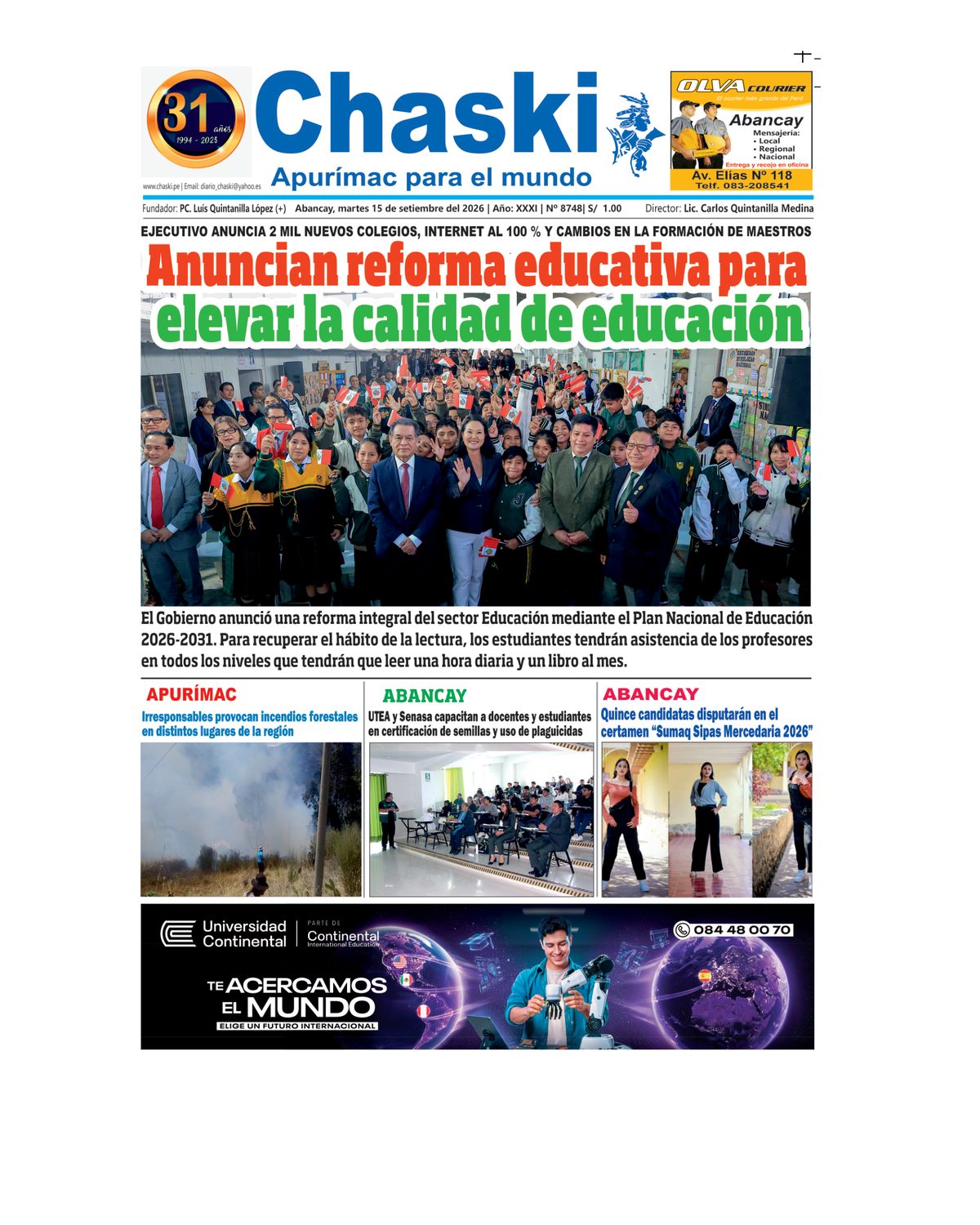 Página 1 - Diario Chaski