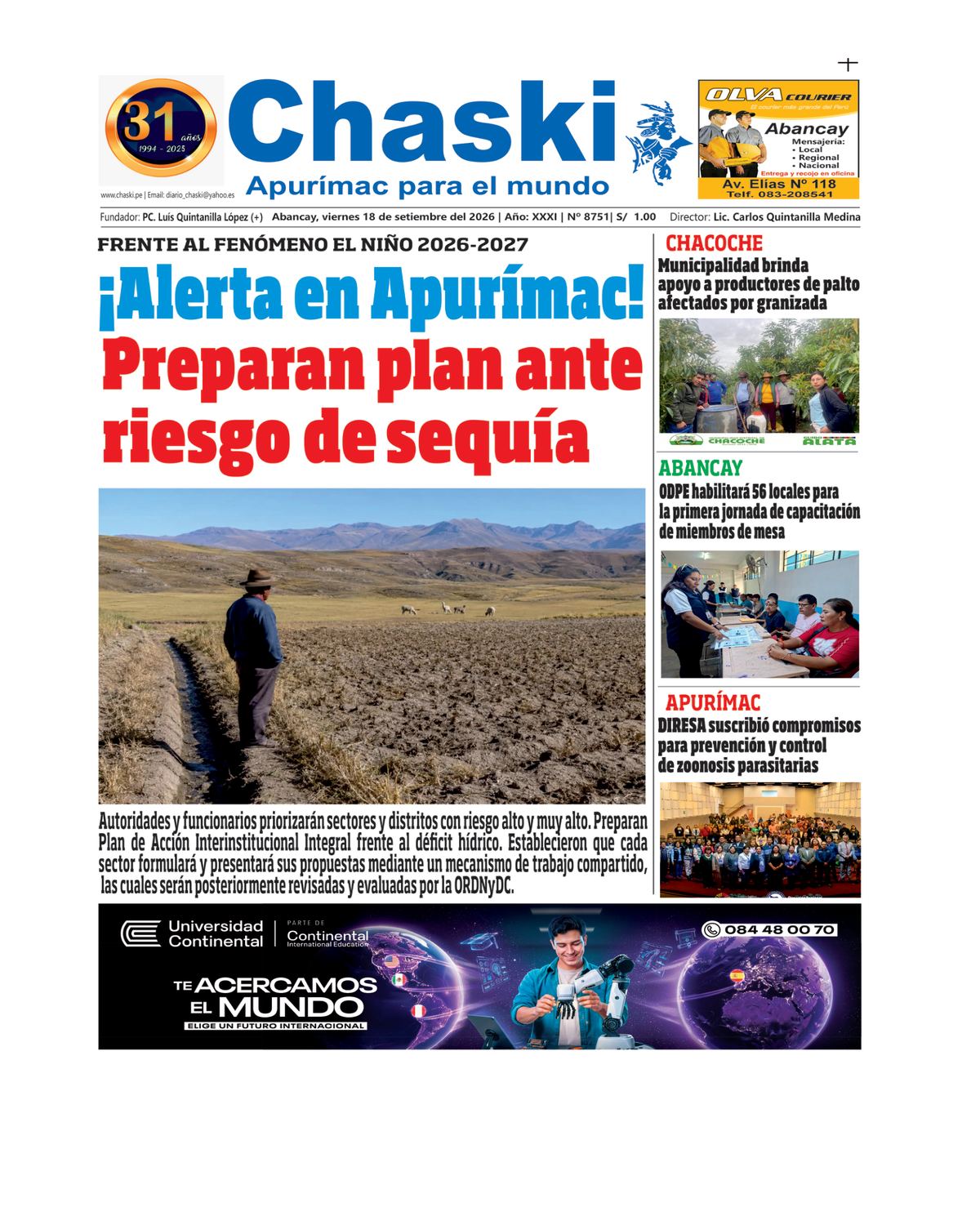 Página 1 - Diario Chaski