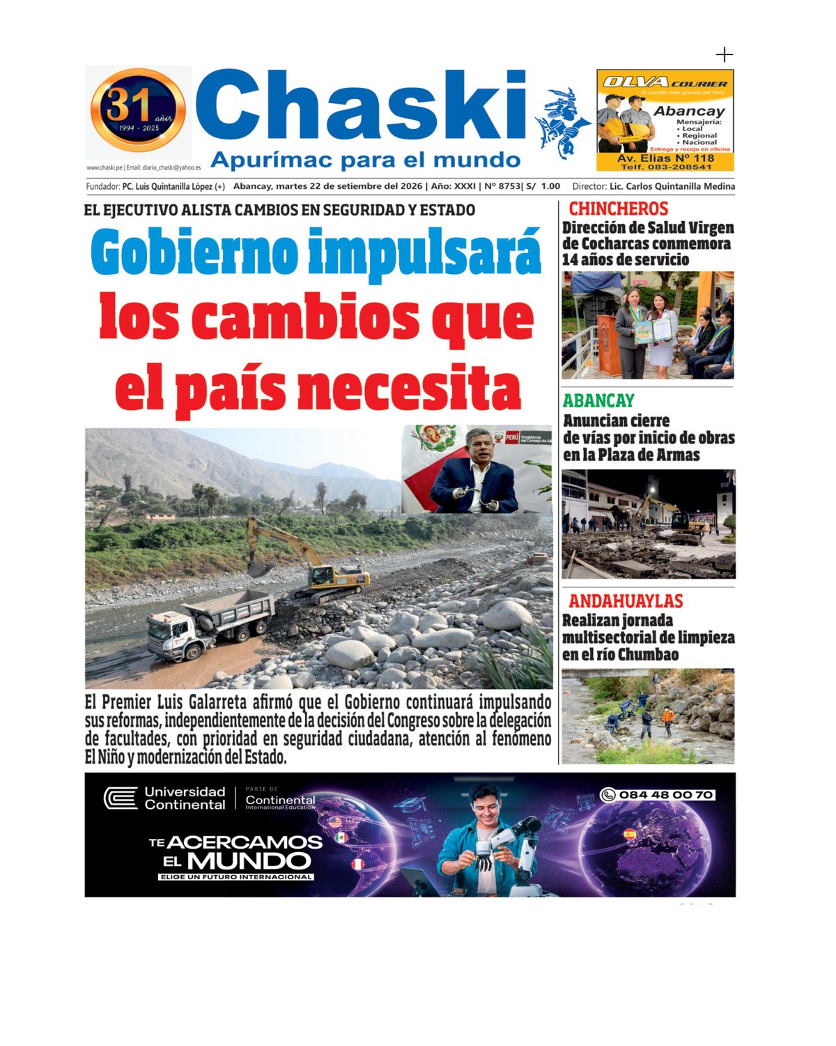 Página 1 - Diario Chaski