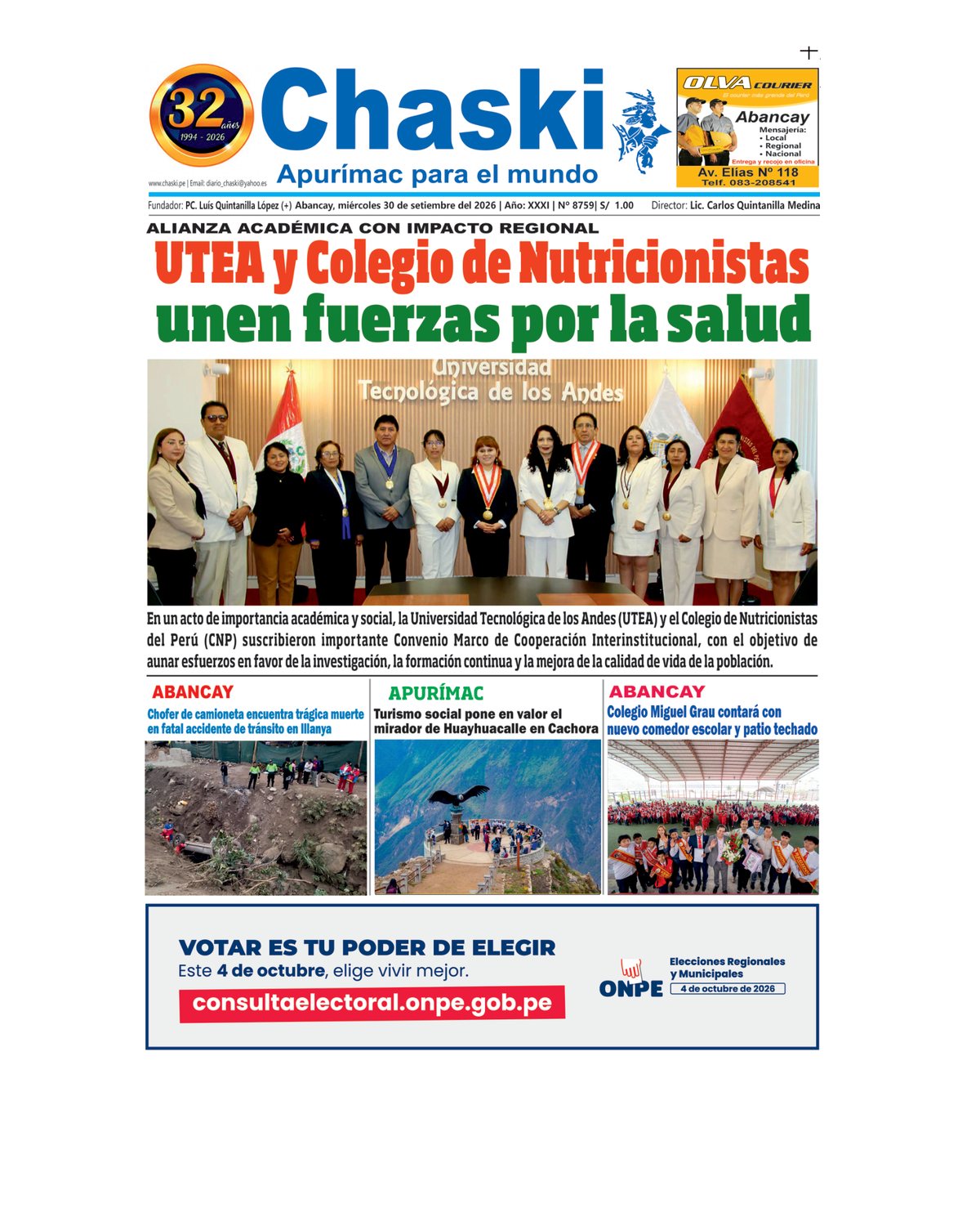 Página 1 - Diario Chaski