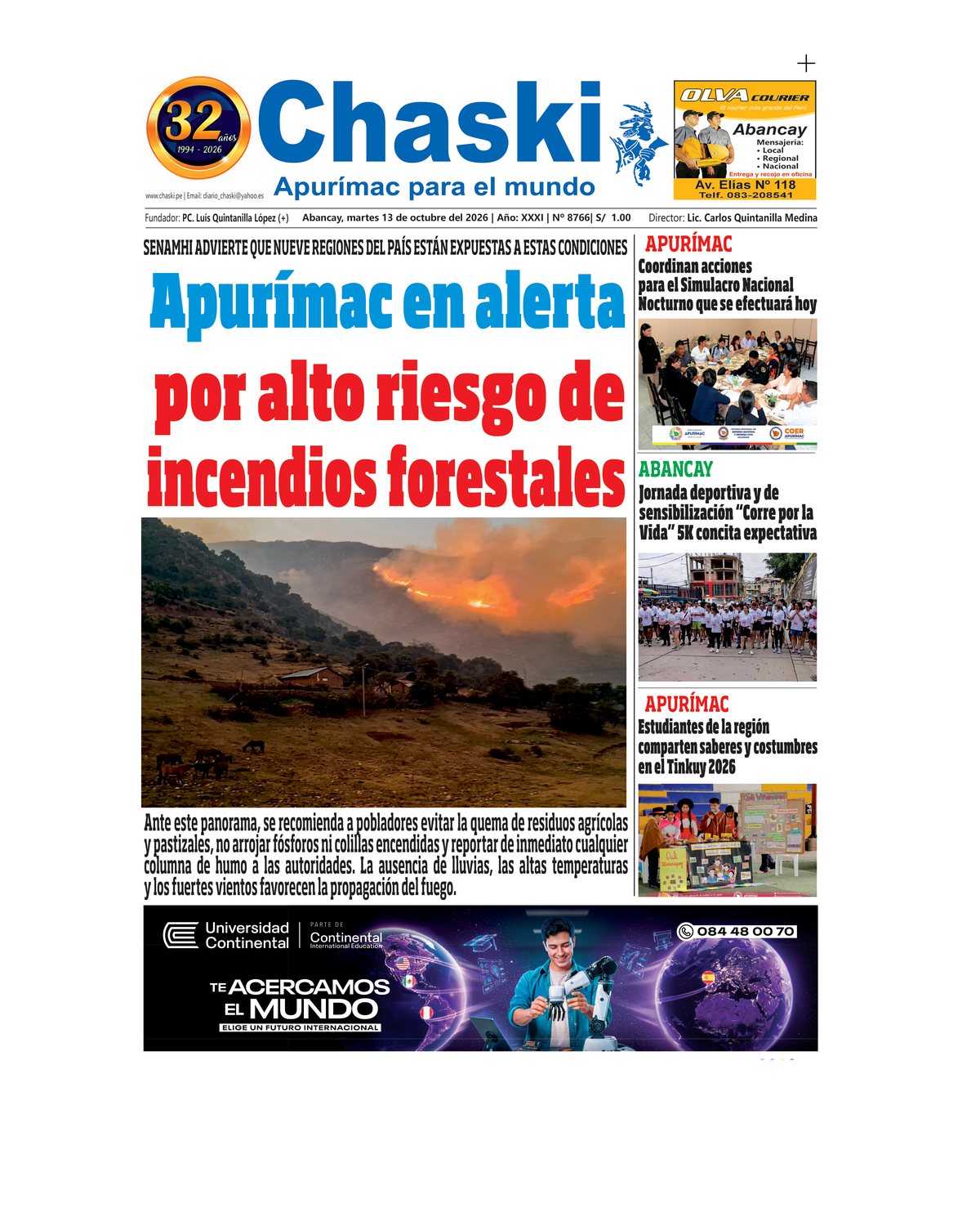 Página 1 - Diario Chaski