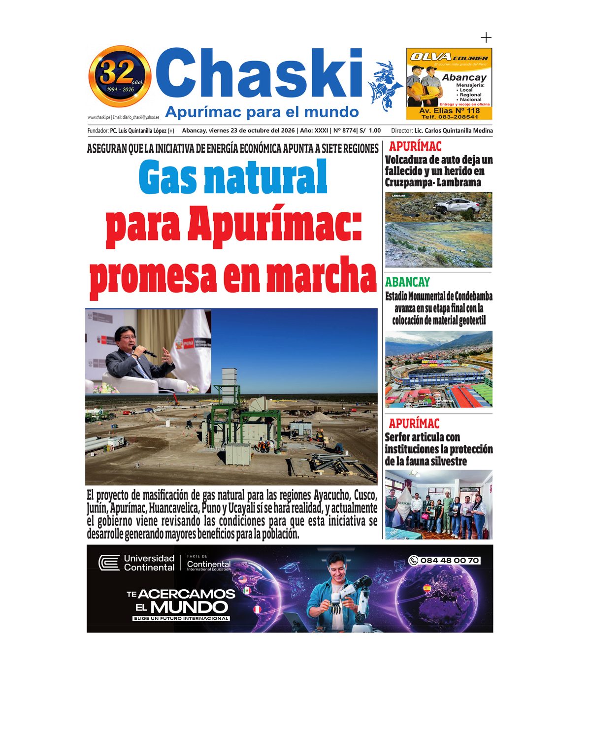 Página 1 - Diario Chaski