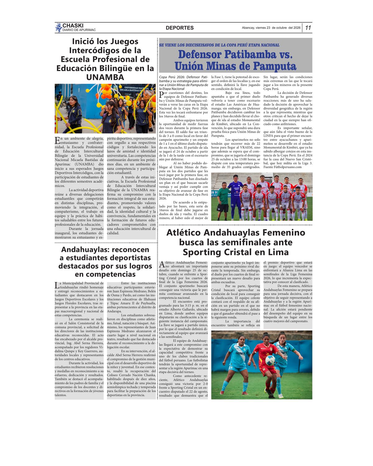 Página 11 - Diario Chaski