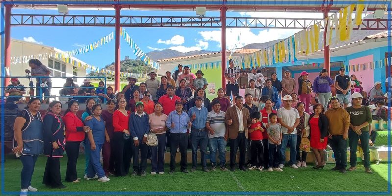 Inauguran renovada infraestructura educativa para la IEI. N° 85 de Casinchihua