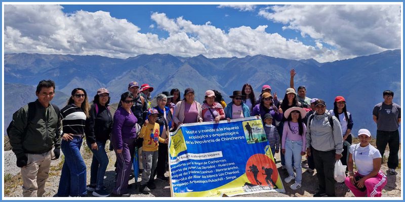 En Chincheros promueven turismo con visita al Complejo Arqueológico de Puka Chilli