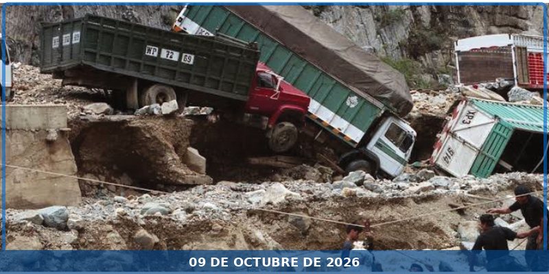 El Niño pondría en riesgo entre alto y muy alto a 147,055 kilómetros de vías