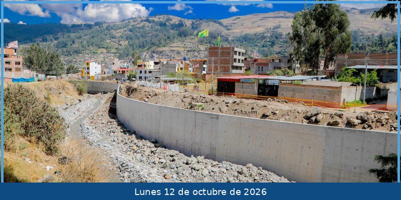Defensa ribereña del río Chumbao avanza según lo programado para su pronta culminación