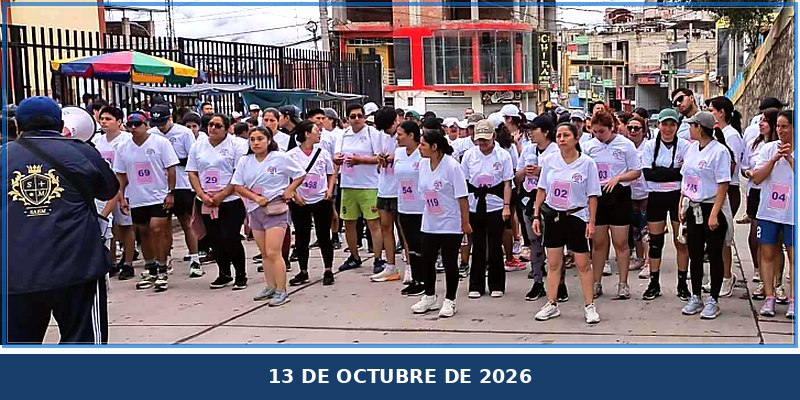 Abancay se prepara para la tercera carrera Corre por la Vida 5K
