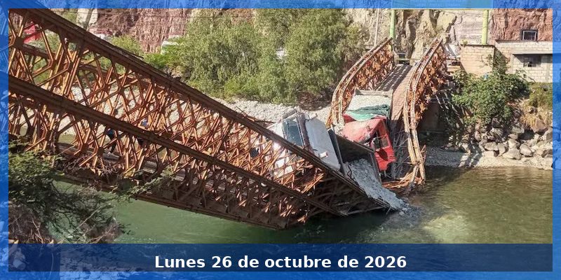 Más de 90 puentes en estado crítico elevan el riesgo de aislamiento de regiones ante el Fenómeno El Niño