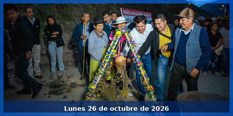 Inician pavimentación de la Vía Expresa Sur de Chinchichaca con inversión de S/ 6 millones