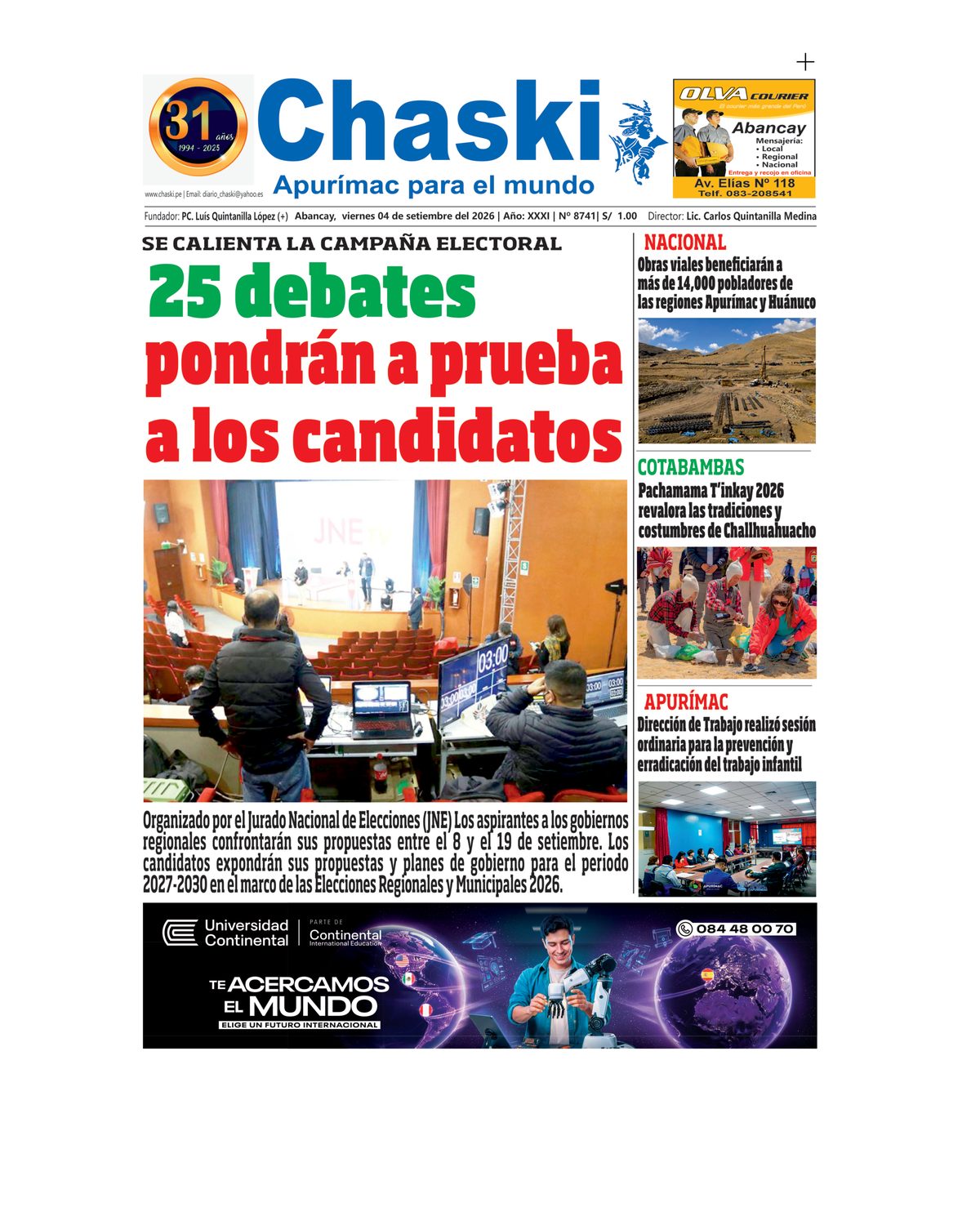 Edición Impresa - Portada