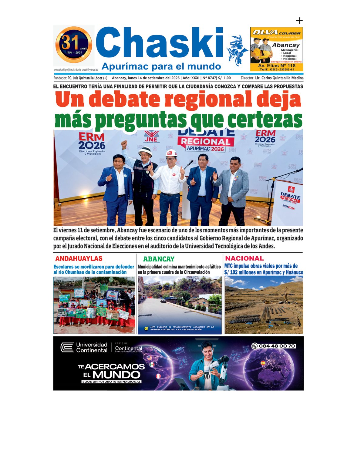 Edición Impresa - Portada