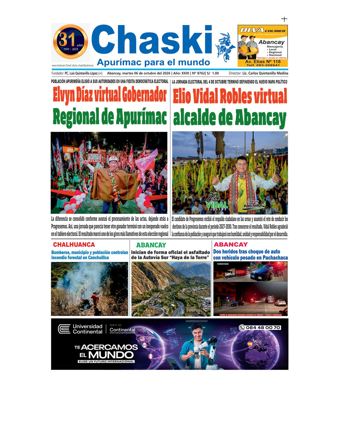 Edición Impresa - Portada