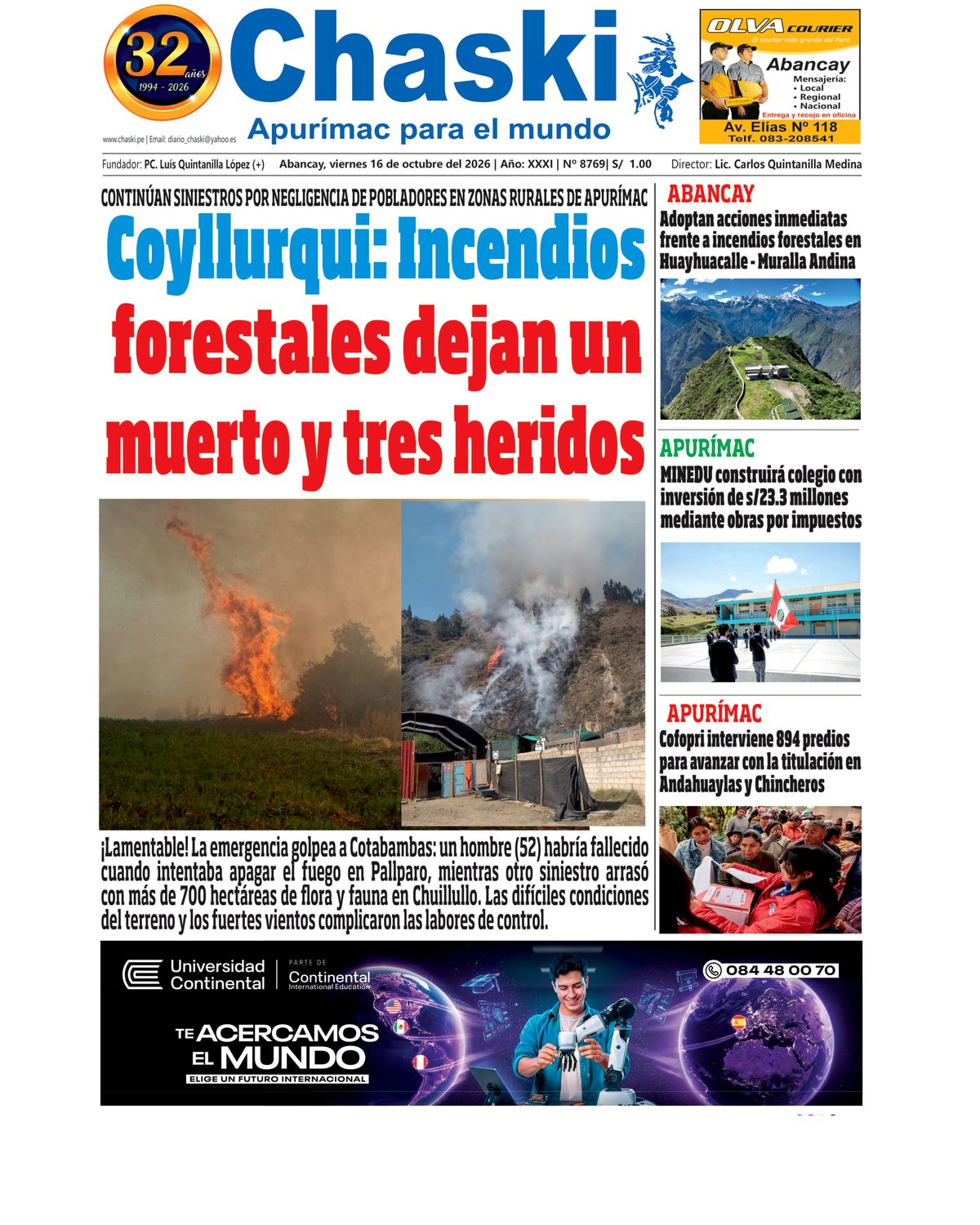 Edición Impresa - Portada
