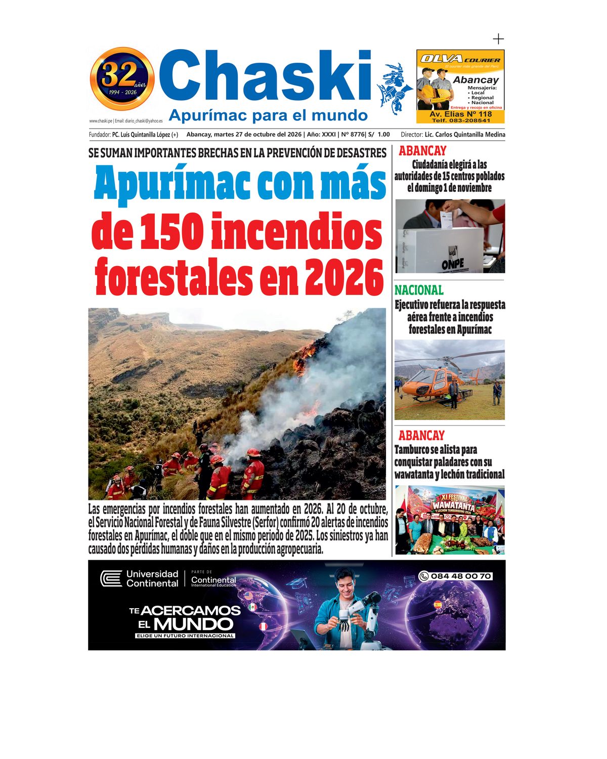 Edición Impresa - Portada