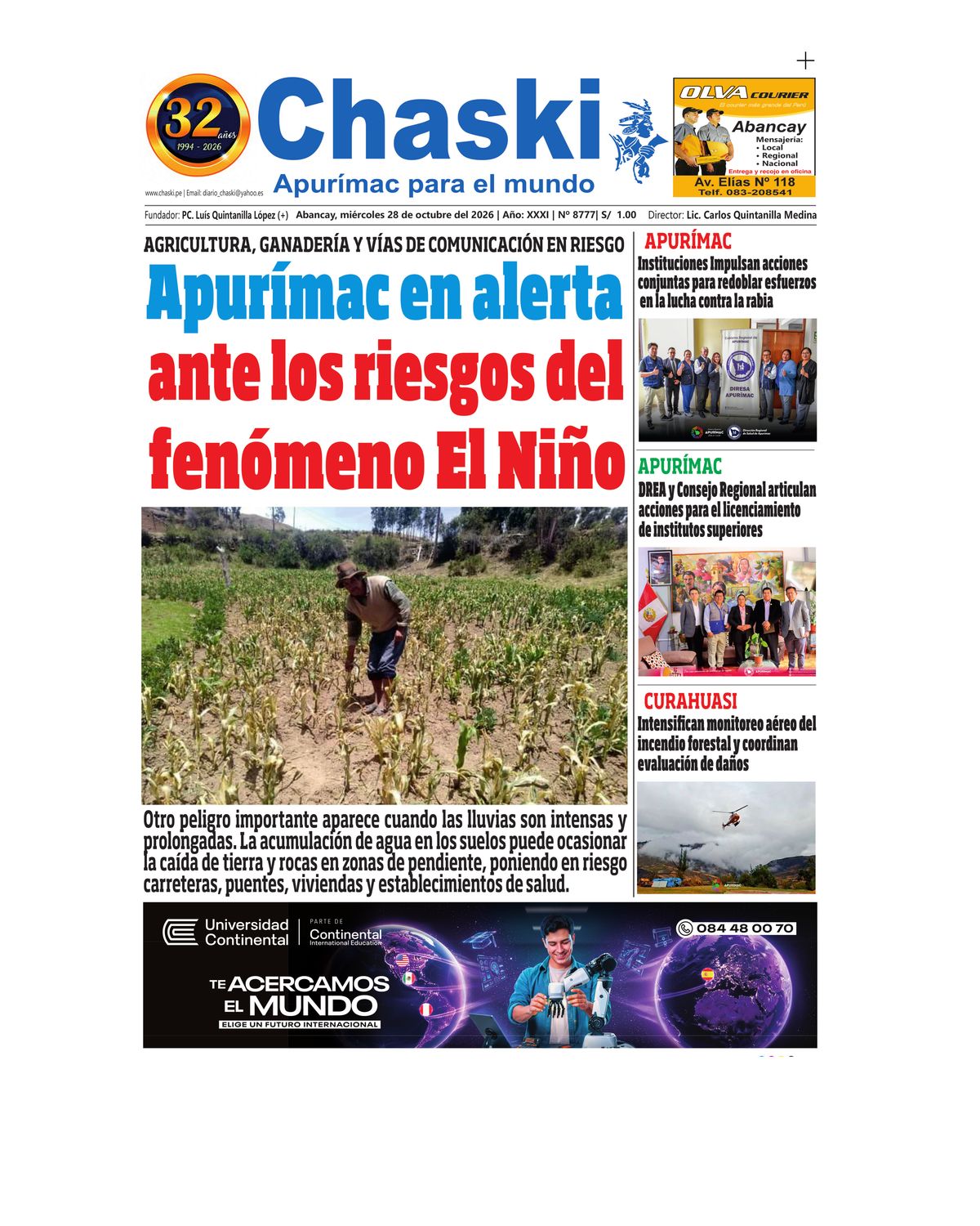 Edición Impresa - Portada