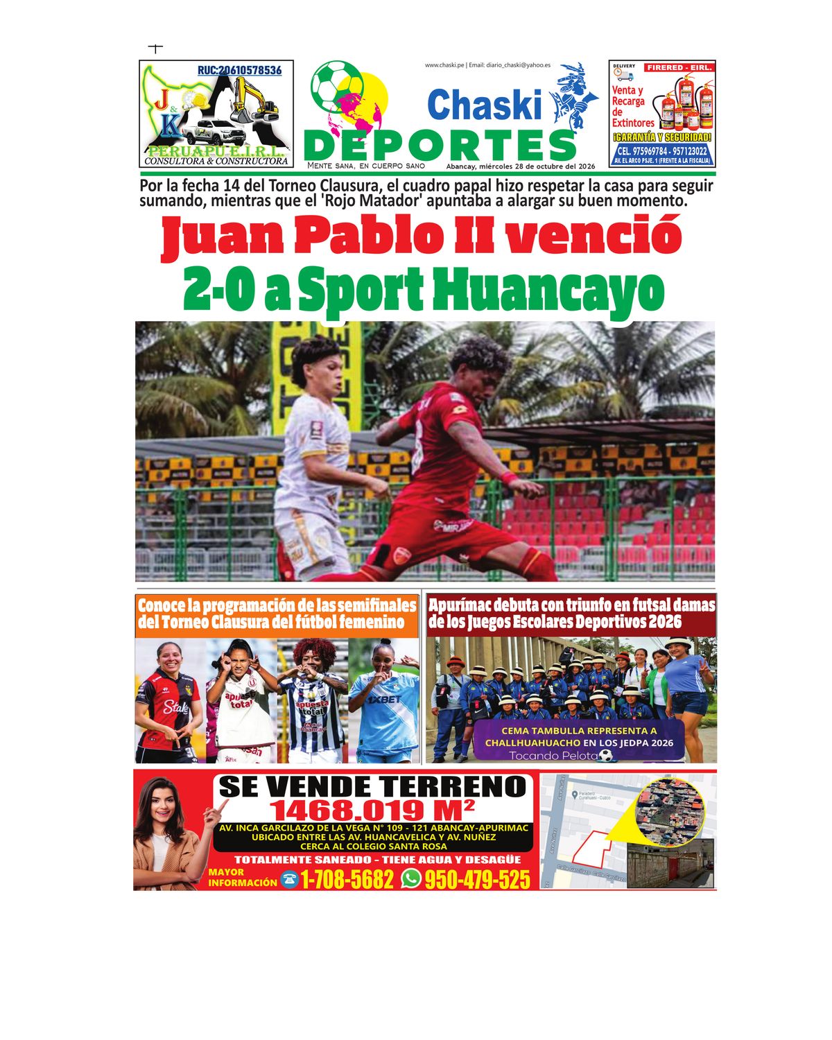 Edición Impresa - Deporte